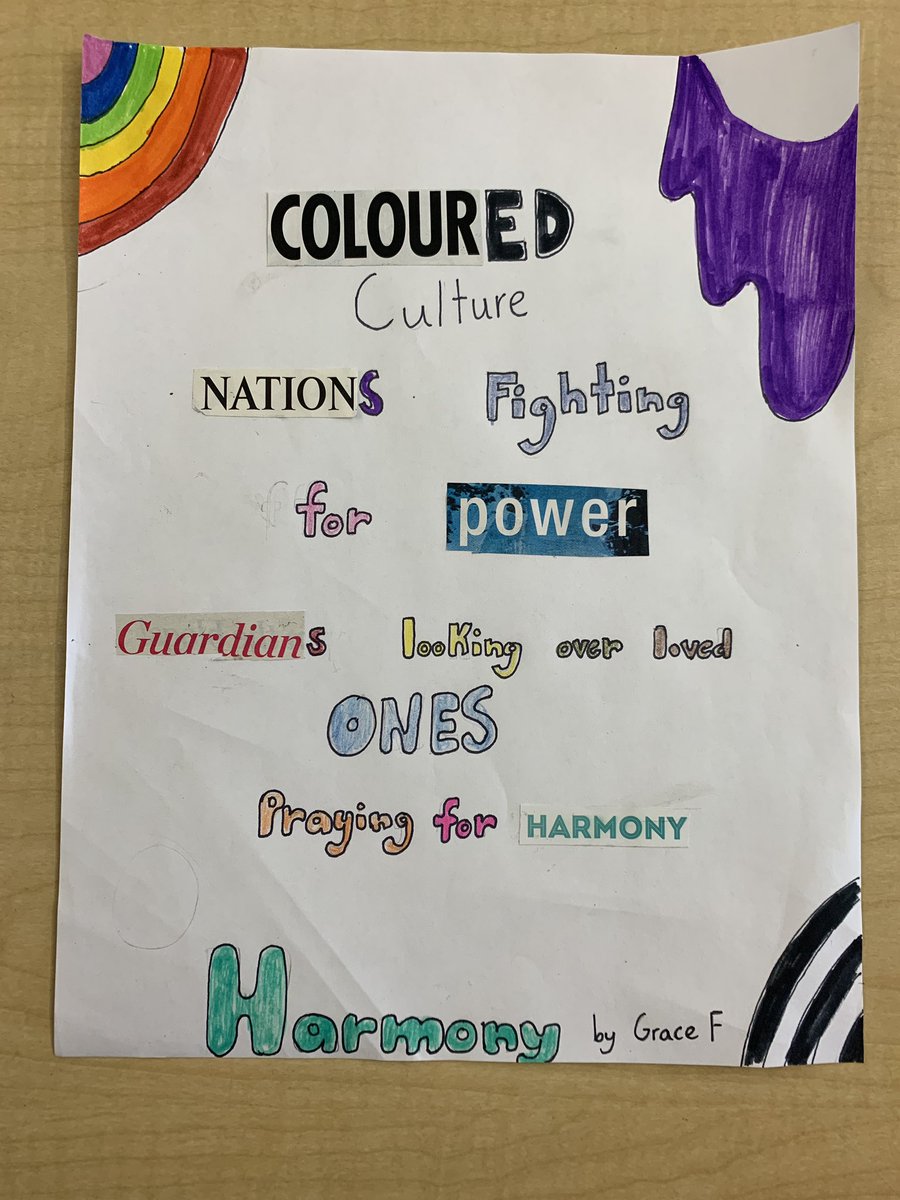 Incredible “Found Poetry” from Div. 2 students <a href="/RidgewayElem/">Ridgeway Elem</a>