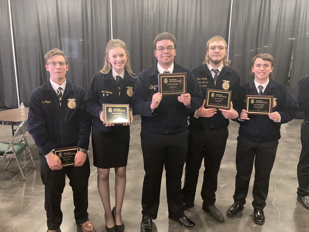 wcsFvHSwh's tweet photo. So great to be in person for a state FFA convention again. Proud of these students’ accomplishments. Five state FFA degrees and a superior chapter award. https://t.co/TjthwKZpEm