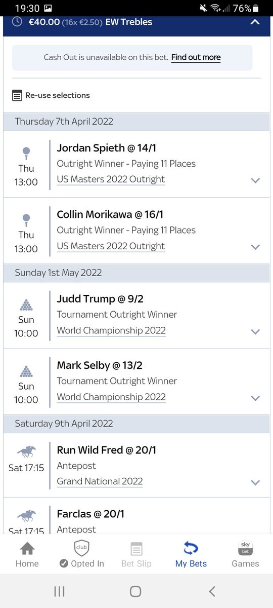 manaboutdogblog's tweet image. #SpringTreble🐎⛳🎱 

#ThisWillNotBeBeaten