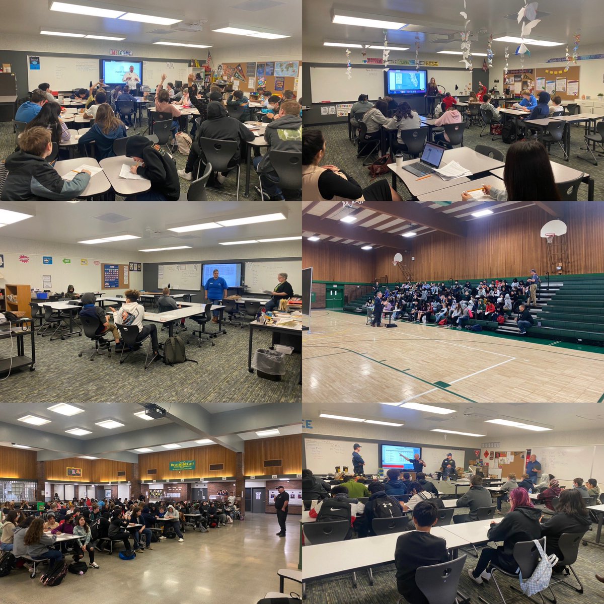 I could cry, I am so happy! Today is the first College and Career Day here <a href="/DMMShornets/">Dexter McCarty MS</a> and it has been wonderful! Students have been engaged and presenters have been excellent! Ugh! All the hard work is paying off!! <a href="/greshamschools/">Gresham-Barlow SD</a> #collegeandcareer #pathways