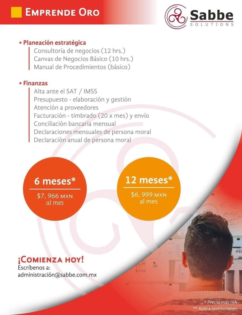 SolutionsSabbe's tweet image. ¿Quieres emprender? En Sabbe Solutions te ayudamos a arrancar. ¡Conócenos! #emprendimiento #solucionesinteligentes #solucioneseficientes #sabbesolutions #sabbeemprendimiento #metasysueñosporcumplir