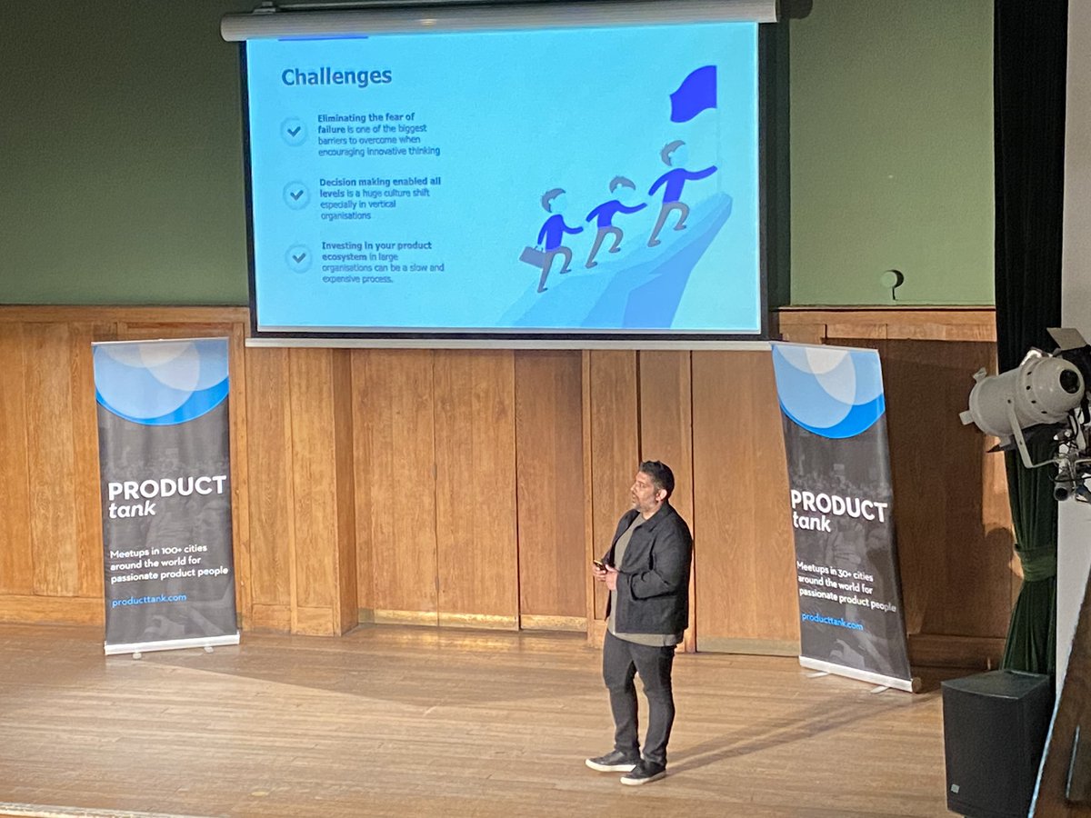flowbohl's tweet photo. One of the biggest challenges for product management in large vertical enterprises: “Product decision-making needs to happen at all levels, not just top down” @TMaonah @producttank #prodmgmt #changemanagement https://t.co/pnT7pfHwz3