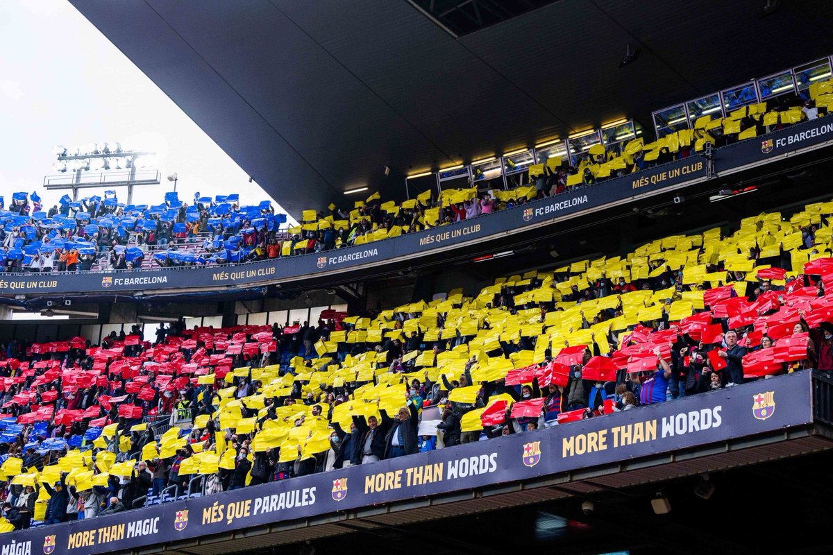 ActuFoot_'s tweet photo. 91.553 spectateurs étaient au Camp Nou pour le Clasico féminin. 🤯

Un record du monde ! 🌟 https://t.co/GbLm7JpLoS