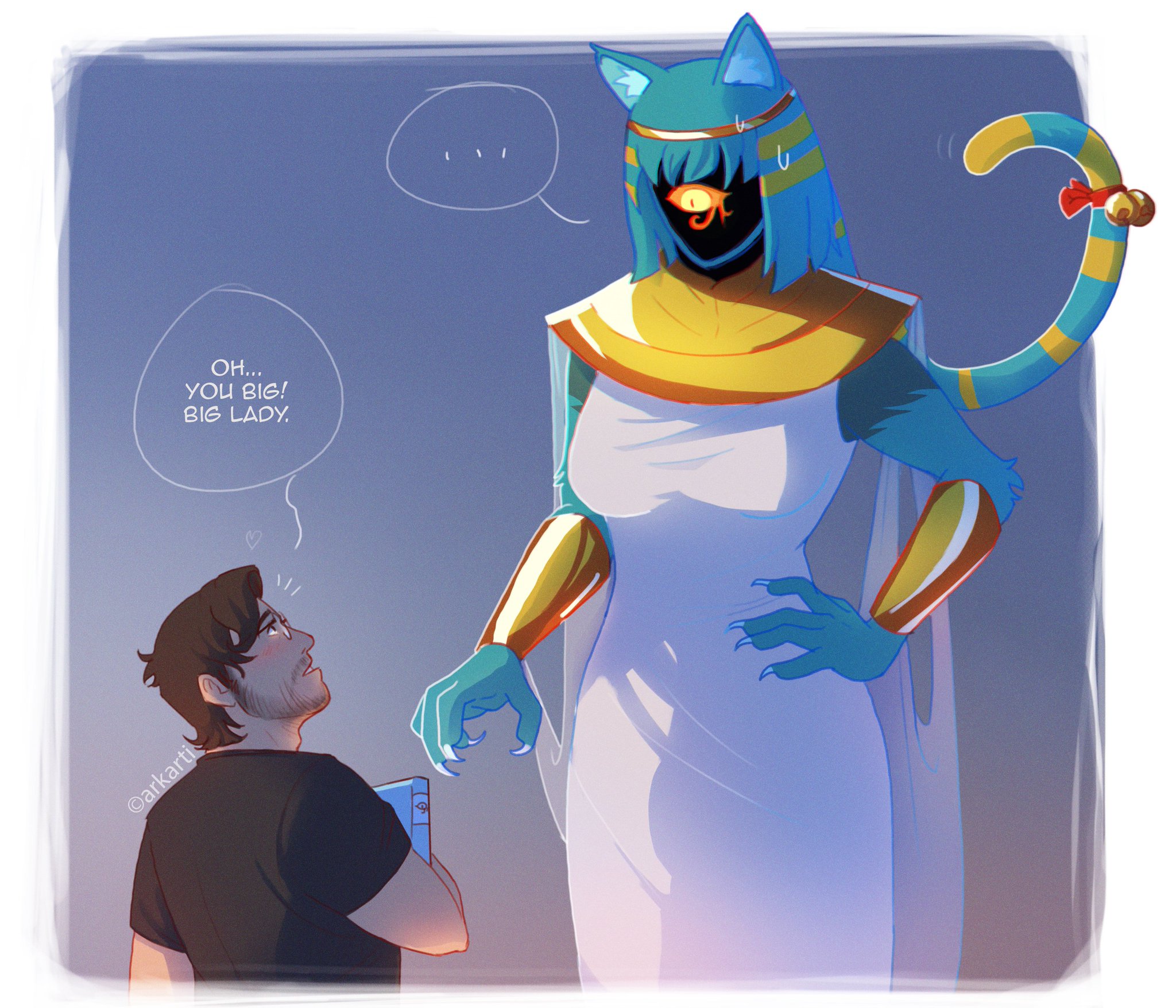 arkarti on Twitter "Markiplier and the big cat lady from Sucker for