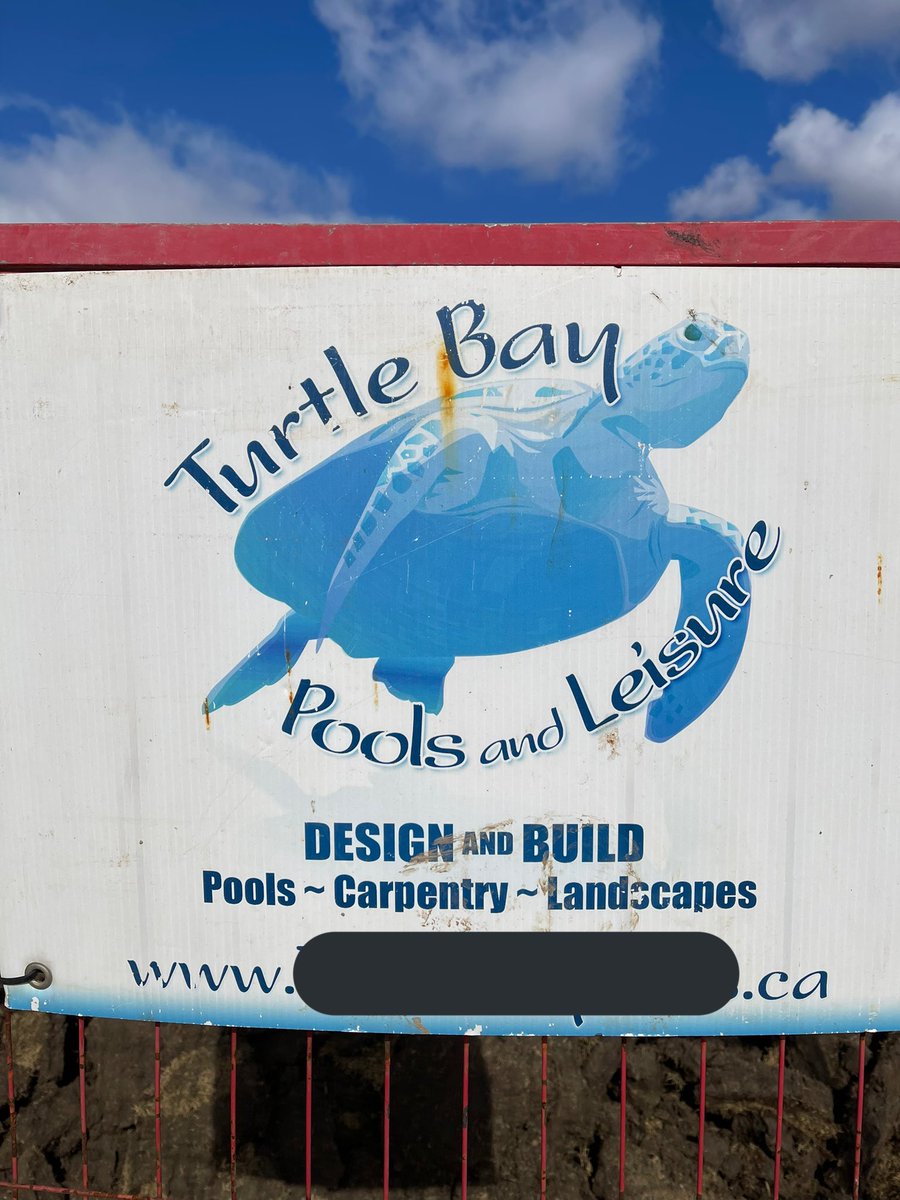 Outdoor Classroom construction begins. I was wondering why so many students were asking me how big the pool was going to be? Then I saw the sign on the safety fence.
