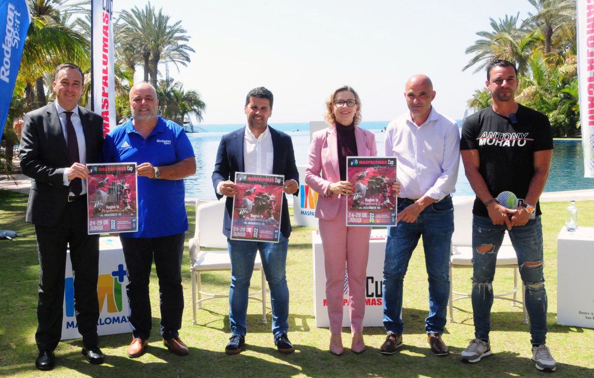 RadiosolMasp's tweet photo. Maspalomas Cup presenta su 8ª edición, mucho más que un evento deportivo. @AytoSBT @Rodagonsport #MaspalomasCup https://t.co/7q8k2z6VNh https://t.co/0hZEk32X4m