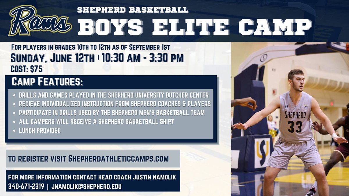 Shepherd Basketball tweet media