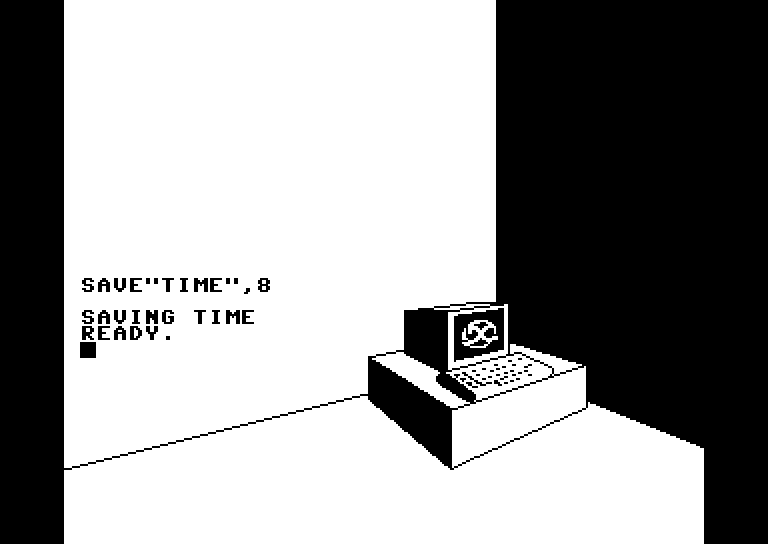 digitalexcess's tweet photo. 20 years ago today we released “Timesaver”, a 4kb production parodying “Timewaster” by Focus. 
Original concept by @SanderFocus, parody by @nail7 

https://t.co/2JEEDaBjex

#demoscene #c64 #commodore64 #8bit #pixelart #parody #monochrome https://t.co/zqrPRc8jVp