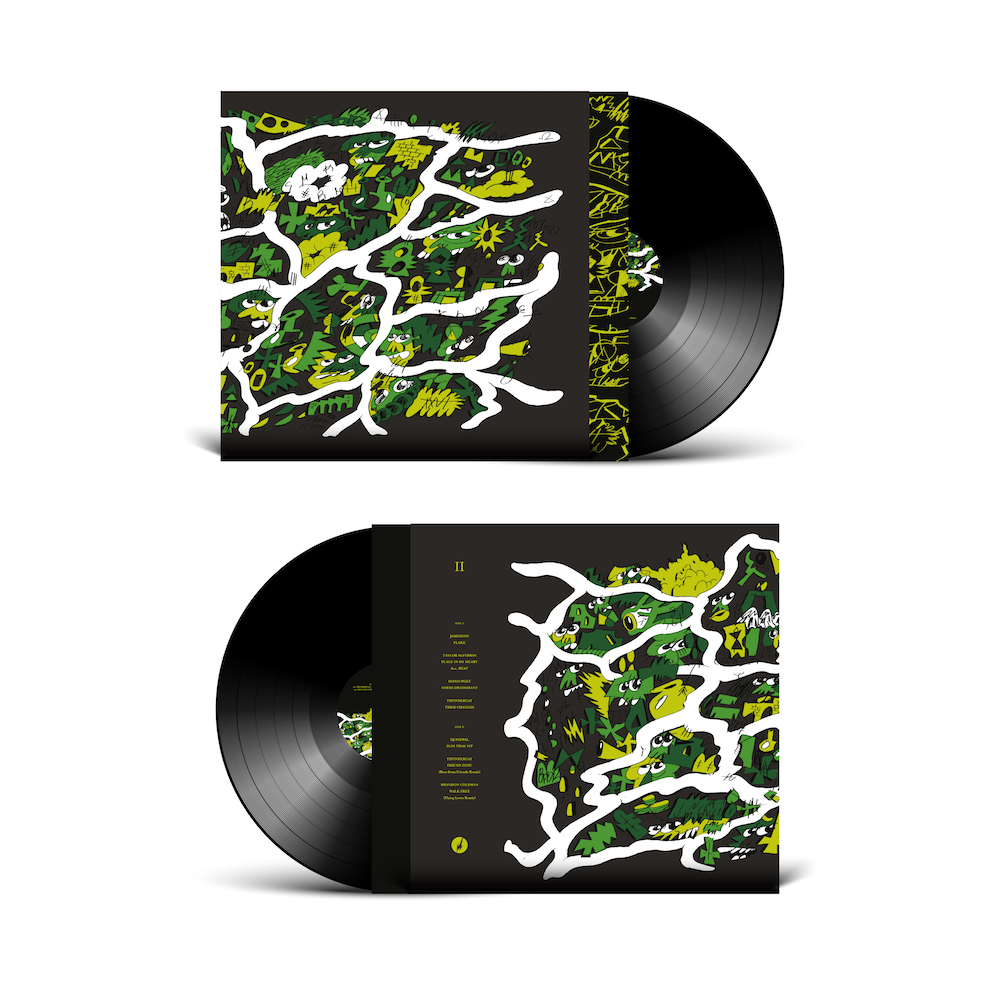 queslord's tweet photo. Album art for the @BRAINFEEDER 10th anniversary box set. Much love to @flyinglotus + crew for the continued support through the years... #archives https://t.co/Sbx9IZYqhZ