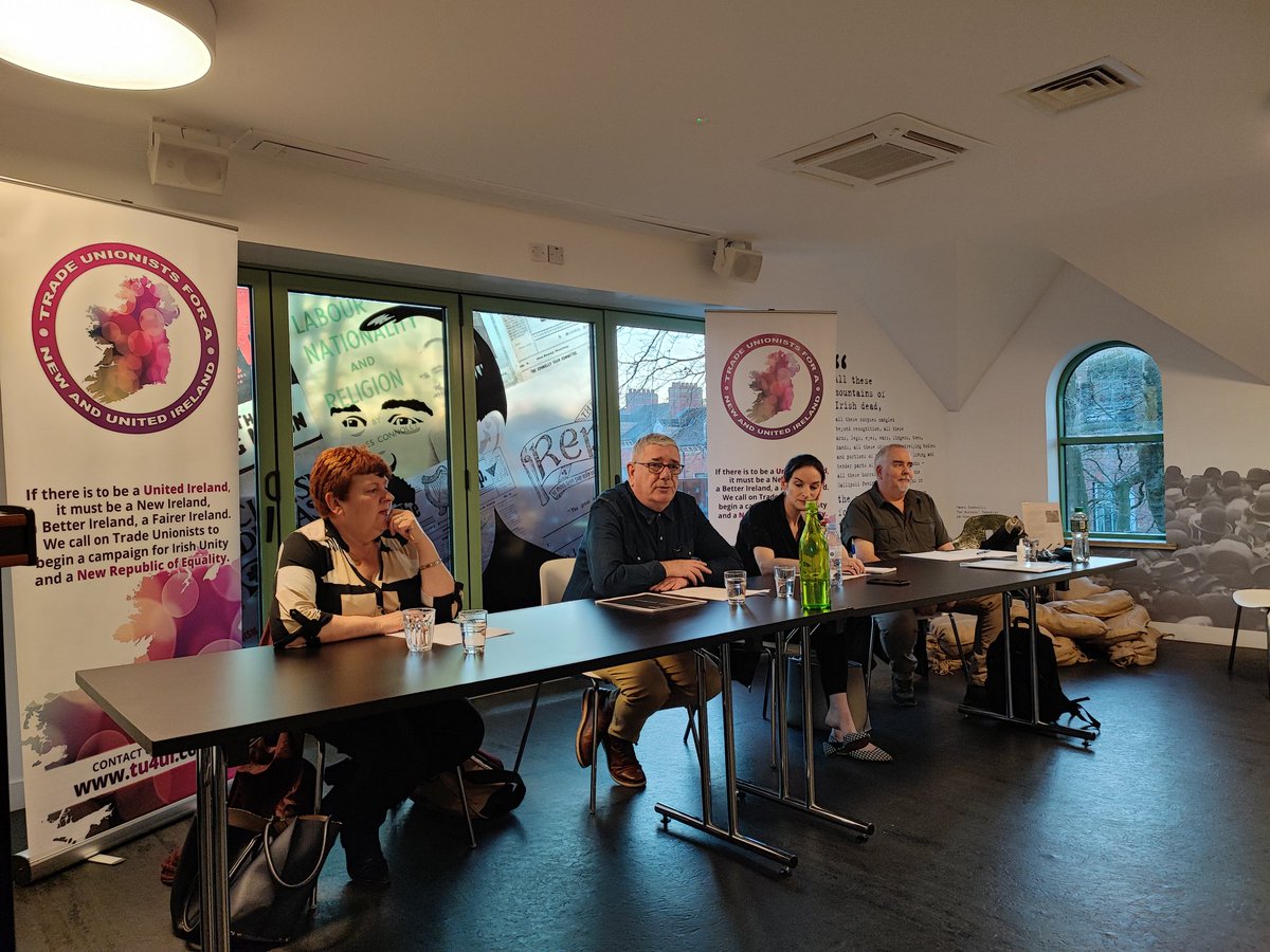 Gerry Murphy of the INTO kicking off our event this evening. 

"A New and United Ireland is not an abstract idea. It's about tackling inequality, climate change and creating a fairer society."