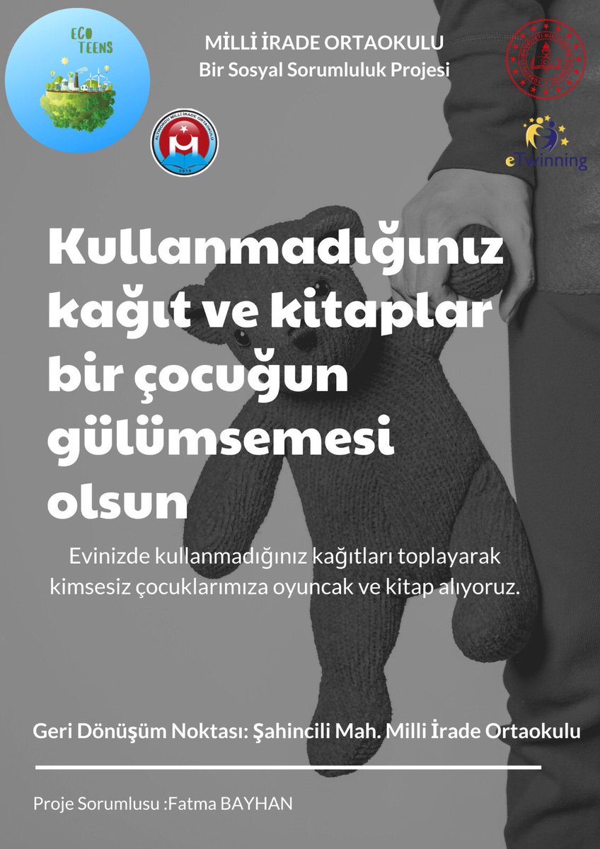 Sıfır Atıl projesine bir destek de Eco Teens projesinden <a href="/tretwinning/">eTwinning Türkiye</a> <a href="/OrduARGE/">OrduARGE52</a> <a href="/sahinerkut/">Erkut ŞAHİN</a> <a href="/Ordu_MEM/">Ordu İl Millî Eğitim Müdürlüğü</a> <a href="/eTwinningDestek/">eTwinning Projects Dissemination</a> <a href="/burcakARGE/">BURÇAK ÖZYURT</a> <a href="/bekyurek/">ONUR BEKYÜREK</a> <a href="/mfvargeloglu/">MEHMET FATİH VARGELOĞLU</a> <a href="/altinordu_mem/">Altınordu İlçe Milli Eğitim Müdürlüğü</a> <a href="/Ordu_MEM/">Ordu İl Millî Eğitim Müdürlüğü</a> <a href="/temavakfi/">TEMA Vakfı</a>