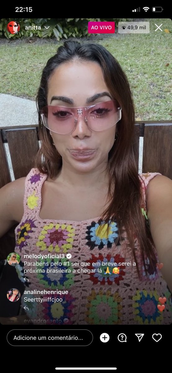 Eu queria ter a confiança da melody juro eu chegaria muito longe