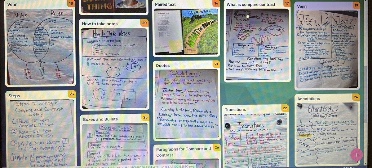 I am a visual learner so when <a href="/rascalgarrett/">Amanda</a> recommended storing my anchor charts on #padlet I couldn’t help but take it one step further- I store my paired texts for #InformationalWriting and other #writersworkshop units on #padlet too