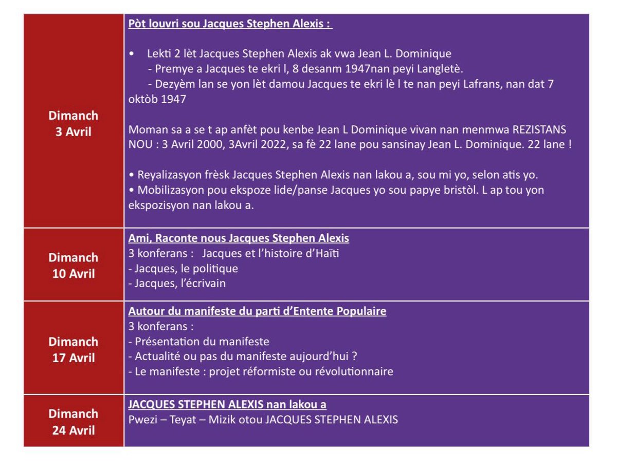 Culture Haïti tweet media