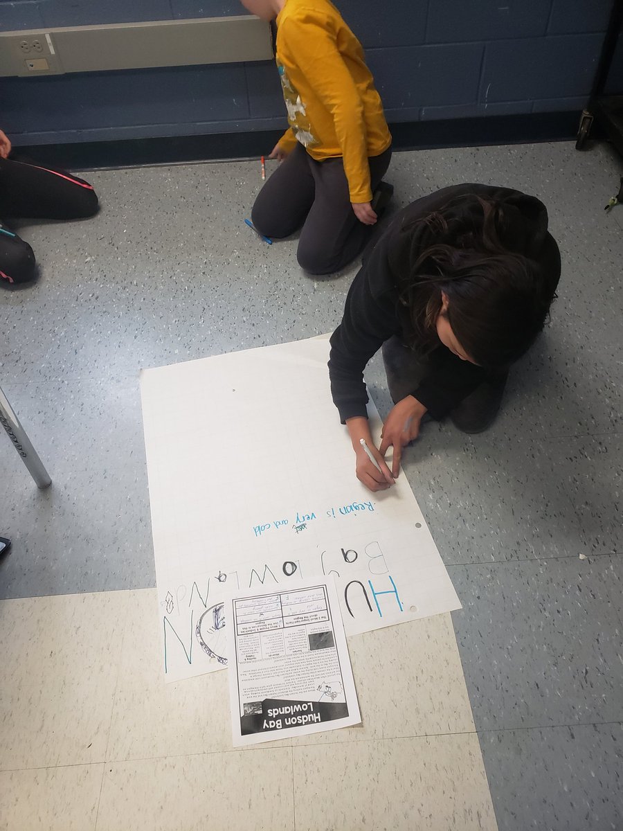 MrsKateFoster's tweet photo. Today at @LPSStormWatch, the Gr4/5 students are discovering the regions of Canada. We can't wait to share our posters with the school. @gecdsbpro #FosterEducation https://t.co/Ghoz47y96p