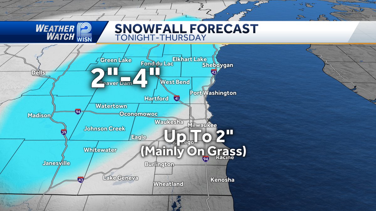 Mark_Baden's tweet image. First stab at snow forecast. This will be the consistency of cake batter. Full of moisture. If it sticks on the driveway, I say let it be. It will melt quickly as the day goes on.