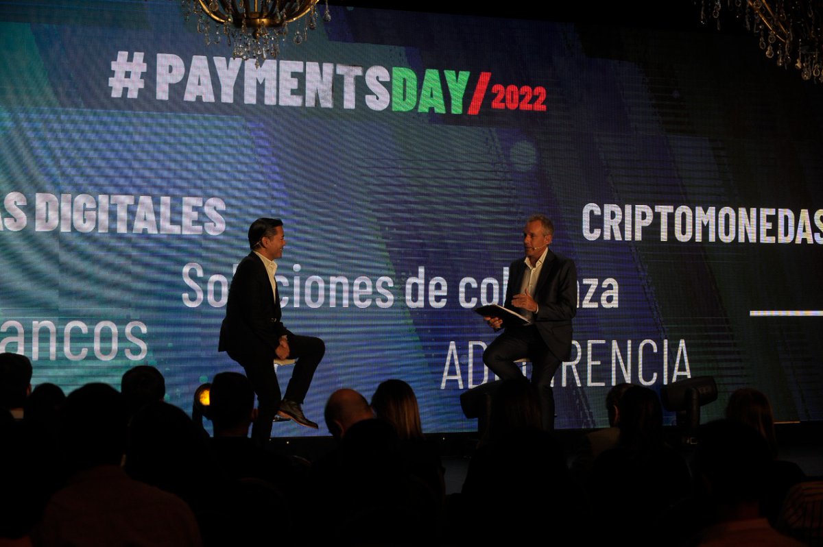 RoadShowOk's tweet photo. "Hoy todavía queda muchísimo por ganarle al efectivo, las monedas digitales empiezan a ser una realidad, pos pandemia todo se aceleró" aseguró @SebaTamanaha, CEO de @openpassAR 

 #PaymentsDay2022 https://t.co/ANnc0tAljE