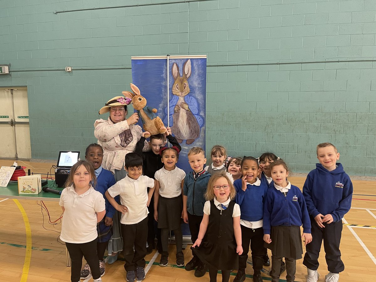 MissMachray's tweet image. Primary 1 had a great time this morning at our Beatrix Potter Experience! What a lovely Easter surprise 🐣🐰 the children had so much fun! @HaghillTeam