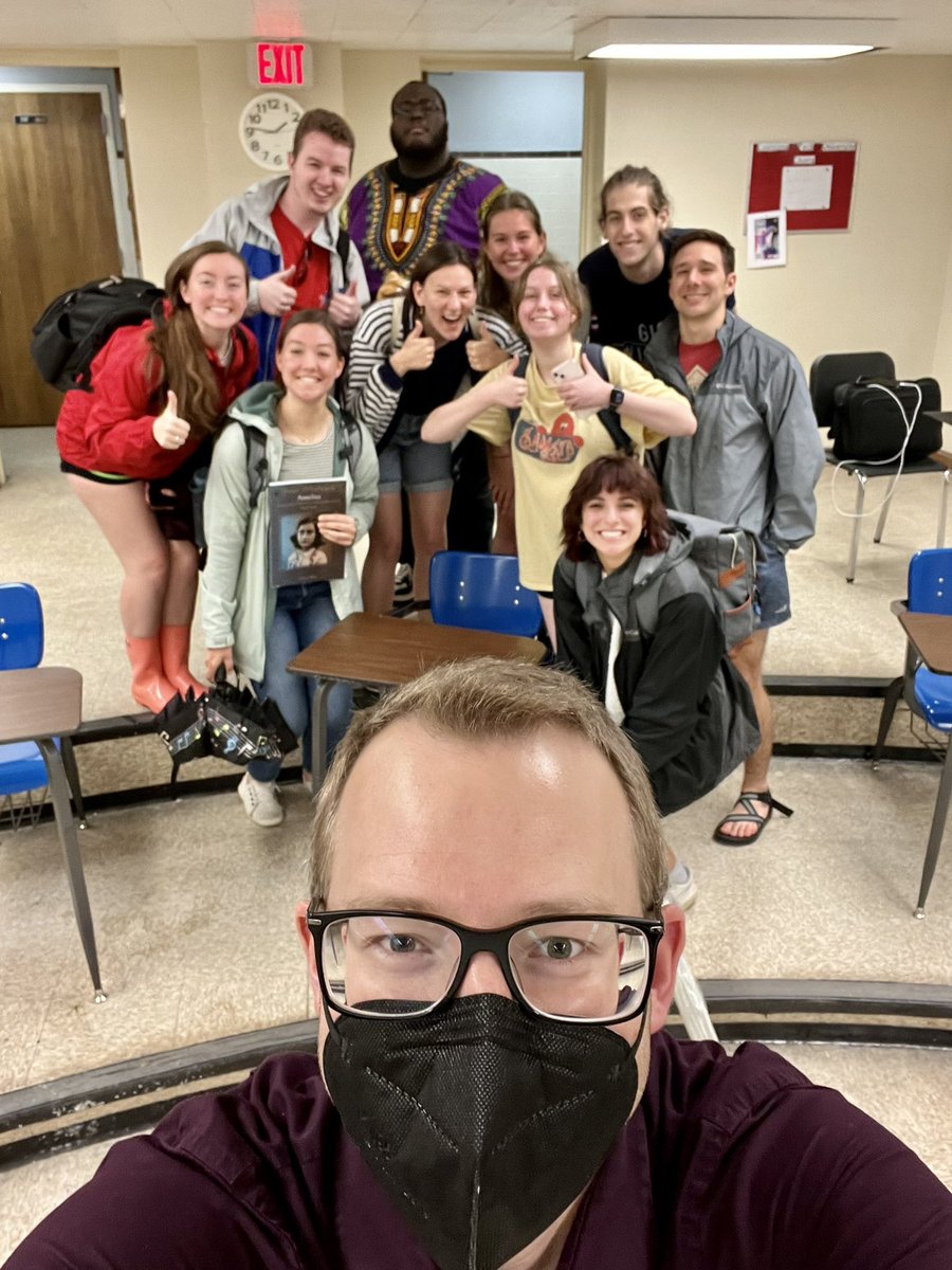 Bad weather choir pic! We were able to make a little music today in the basement of Howard (a very safe place to be during a storm)! Stay dry, everyone!