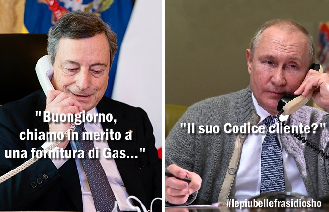lefrasidiosho's tweet image. telefonata #draghi #putin