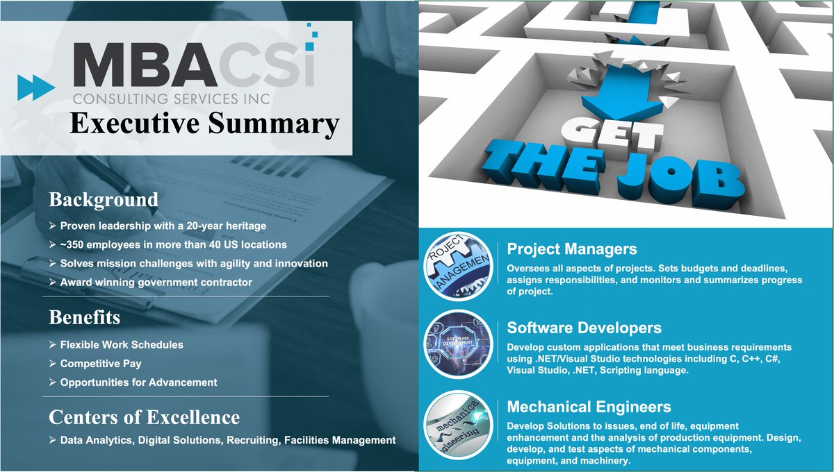 TheRealMBACSi's tweet photo. #WeAreHiring Checkout the #OpenPositions ⬇️

https://t.co/fQjUmwFQlk https://t.co/ZnpOBNfidN
