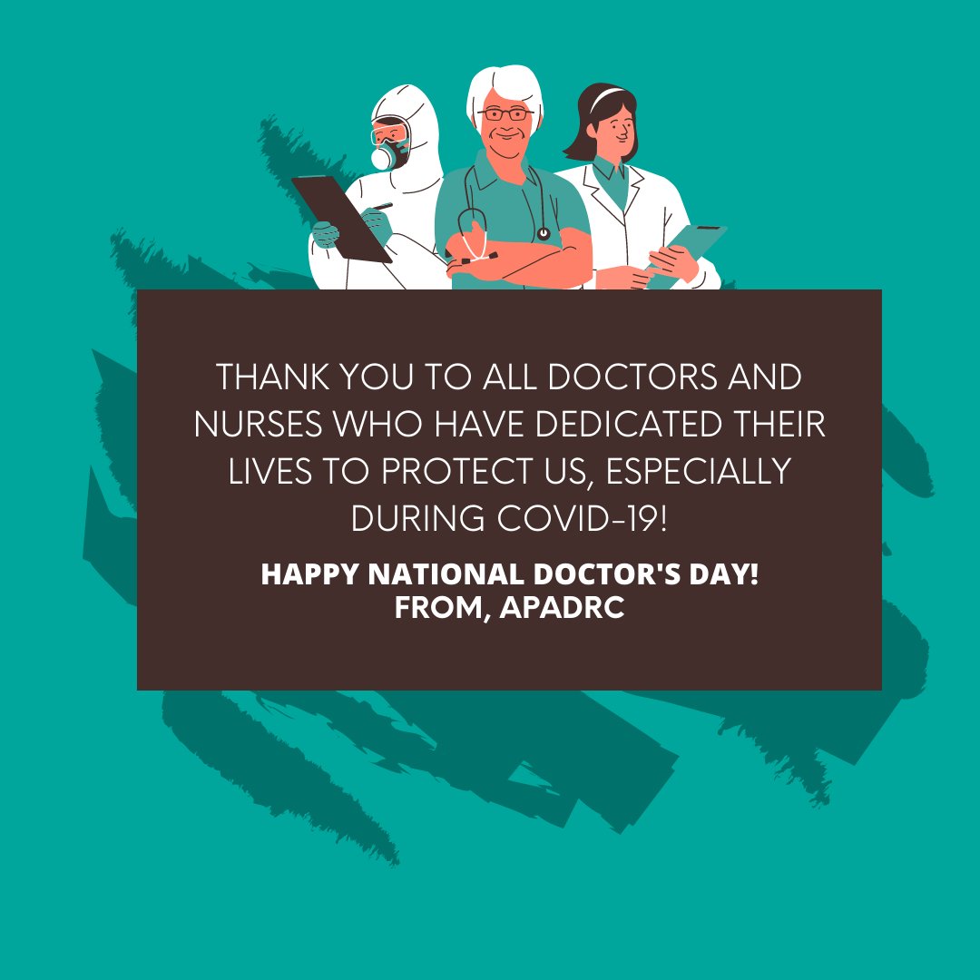 APADRC's tweet photo. #NationalDoctorDay #nationaldoctorsday2022 https://t.co/7j6cFDgu4u
