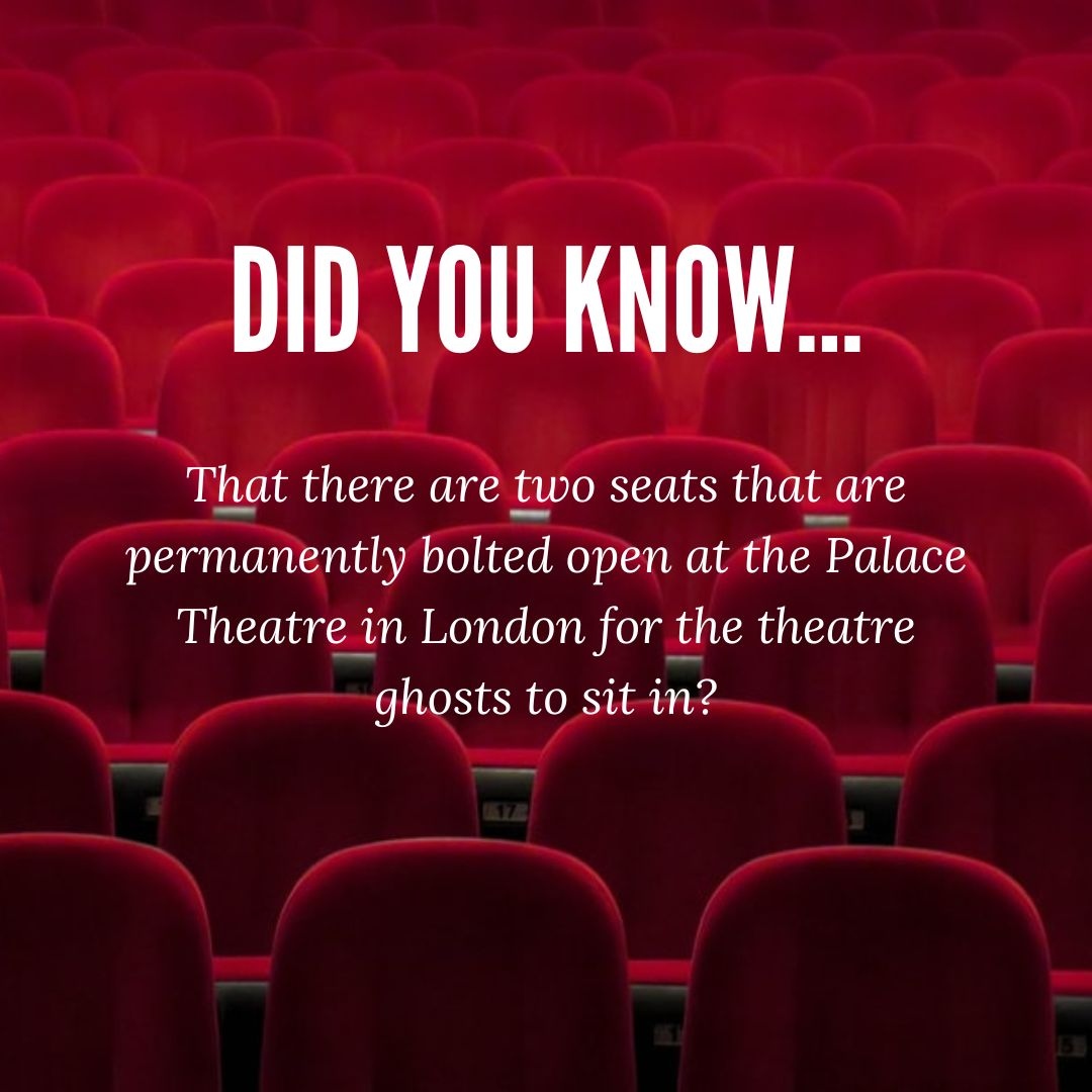 TalesWithTwins's tweet photo. The theater ghosts need a seat too! According to an article on https://t.co/7d3b6yNhaS titled: 20 incredible facts about theatre that you won't believe are true, written by: Ben Hewis.

📷 Denise Jans on Unsplash https://t.co/DdRLyF9PpO