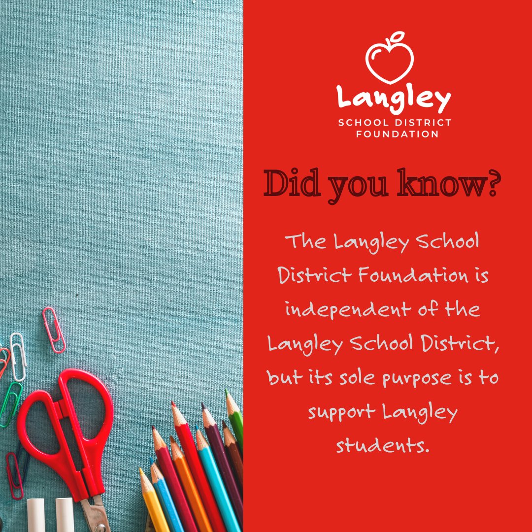 Langley School District Foundation tweet media