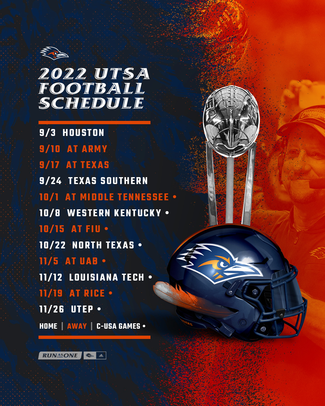 Utsa football schedule deals