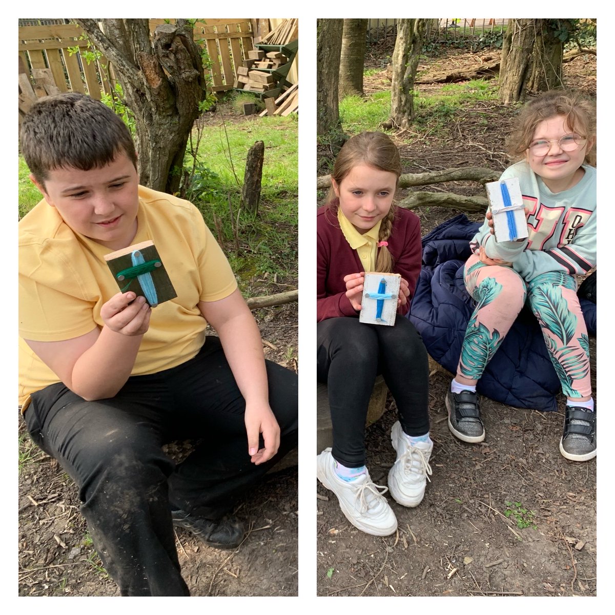 StAlbansSchool1's tweet photo. Today, the children used tools safely to create their own cross. We finished the session by reflecting on the skills we had learned whilst enjoying jam on toast. #preparingforEaster https://t.co/SFKPP3QKu1