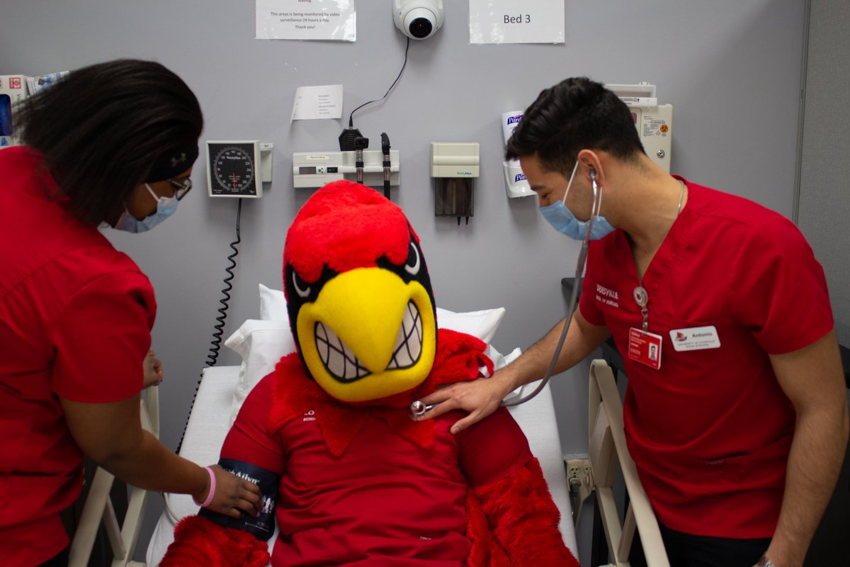 UofL Nursing (@uofl_nursing) on Twitter photo Louie made a special visit to #UofLNursing and check him out in those scrubs <a href="/uofl/">University of Louisville</a> 👀. Everyone was so excited for his impromptu visit. 🐦🩺#GoCards #CardinalNurse Louie made a special visit to #UofLNursing and check him out in those scrubs <a href="/uofl/">University of Louisville</a> 👀. Everyone was so excited for his impromptu visit. 🐦🩺#GoCards #CardinalNurse