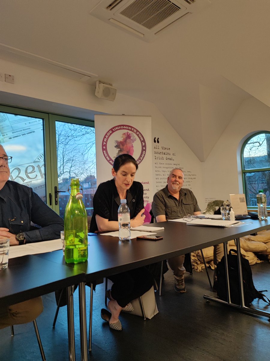 Trade Unionists for a New and United Ireland (@tu4ui) on Twitter photo Fionnuala Ní Bhrógáin of <a href="/CWU/">Communications Workers' Union (CWU)</a> speaking on the need for strong collective bargaining, the right of union organisers to access workplaces and the growing repression of trade union rights. Fionnuala Ní Bhrógáin of <a href="/CWU/">Communications Workers' Union (CWU)</a> speaking on the need for strong collective bargaining, the right of union organisers to access workplaces and the growing repression of trade union rights.