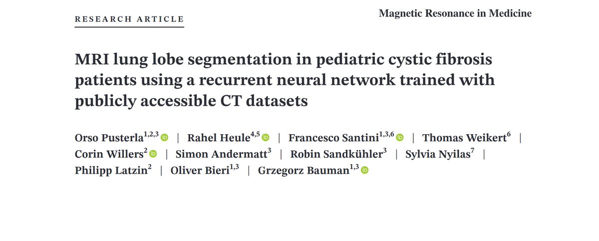 Our new AI method for lobar segmentation of MRI lung data: 

onlinelibrary.wiley.com/doi/full/10.10…