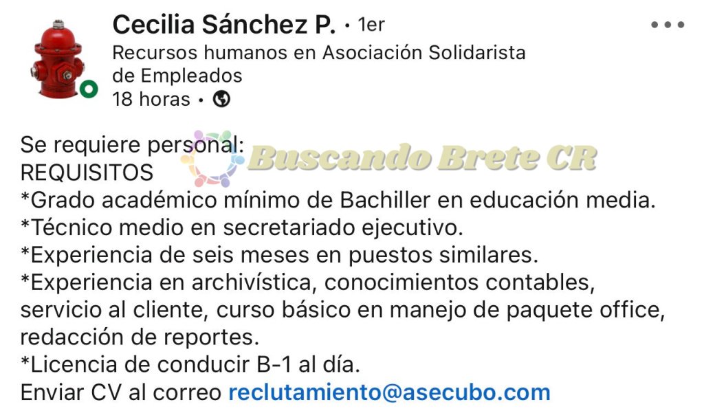 BreteBuscando's tweet photo. ☎️👩‍💼👨‍💼🎧
ASISTENTES y SERVICIO AL CLIENTE . 

55 Ofertas de empleo hoy 30/03/2022. 

#compartiresgratis #EmpleoCR #TrabajoCR #buscandobrete

Vea todas las ofertas publicadas hoy en el siguiente enlace: 👉

https://t.co/1C9jFoYkGU https://t.co/16sgRw7VXf