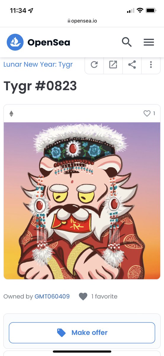 asios_official's tweet photo. BING BONG! 🛎 ANOTHER TYGR FOUND THEIR HOME!! 🐯🤩

The love and support we’ve gotten from the community has been absolutely phenomenal. This is just the beginning and I hope y’all are excited ahout what we are doing next!!
#NFT #NFTSale https://t.co/yD7hTrLyUX