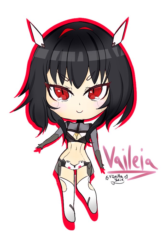 VanillaIcie's tweet photo. I finished drawing Vai! Best Robomommy ♥️🖤 
#vaillust #VTuberUprising #vtuber https://t.co/Gl9RvkB9c5
