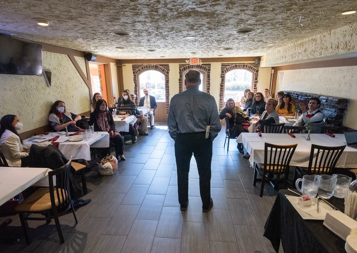 MontgomeryCoMD's tweet photo. #ICYMI Yesterday @MontCoExec Marc Elrich joined the Food Security Task Force for a tour/to hear a panel of speakers recall the early days of the #COVID19 pandemic and how they adapted efforts to fit the needs of our community. 📸➡️ https://t.co/UoXtU7yX2u. #FoodSecurityWeek https://t.co/wF3I8H8v8i