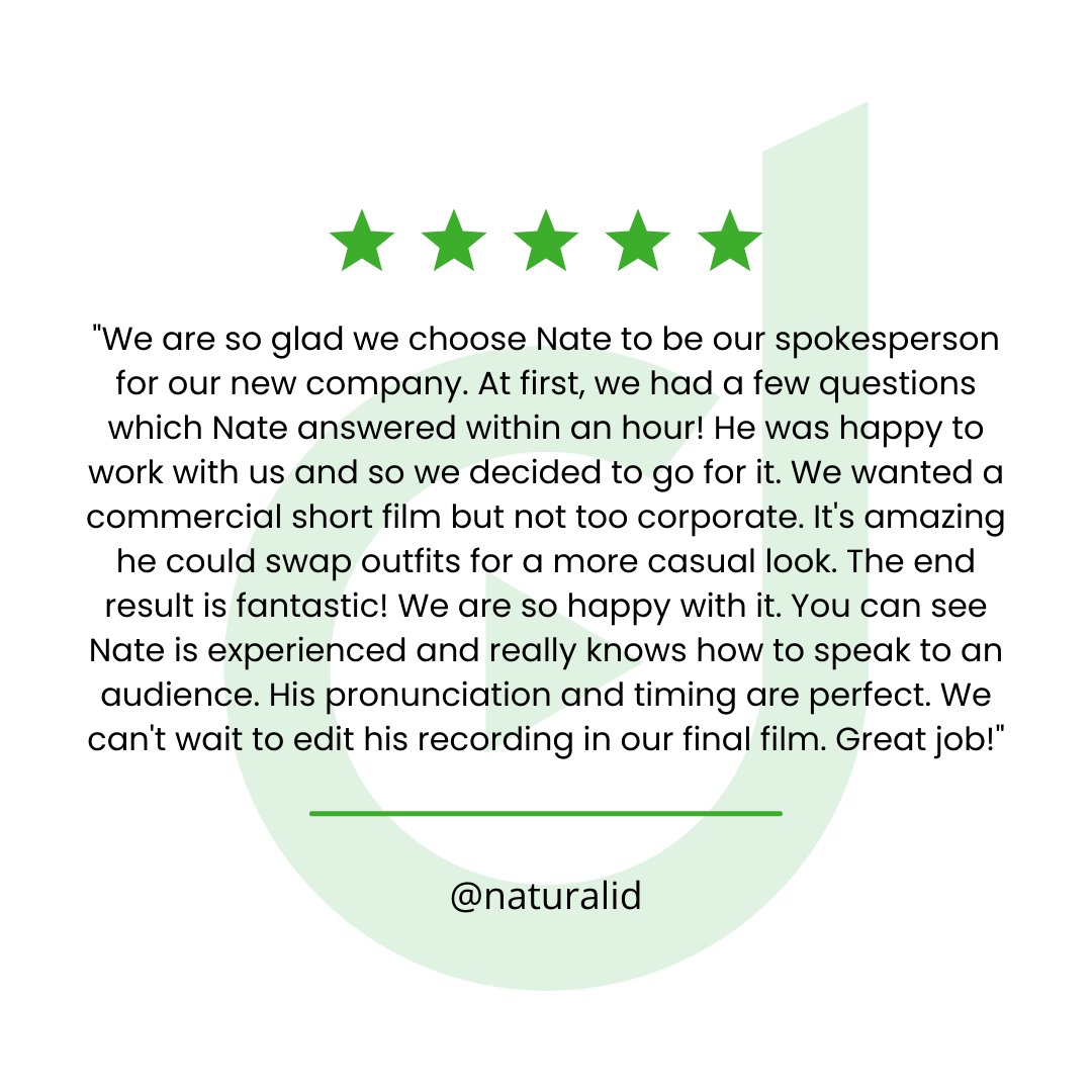 DashtiMediaCo's tweet photo. This client had a great experience working with Nate Barrett! Nate was hired to create a video promoting their business' product using our modern living room set.
#DashtiMedia #NateBarrett #Studioset #VideoCommercial #dashtimediareviews #goodreviews #businessreviews https://t.co/mANMTkIrnR
