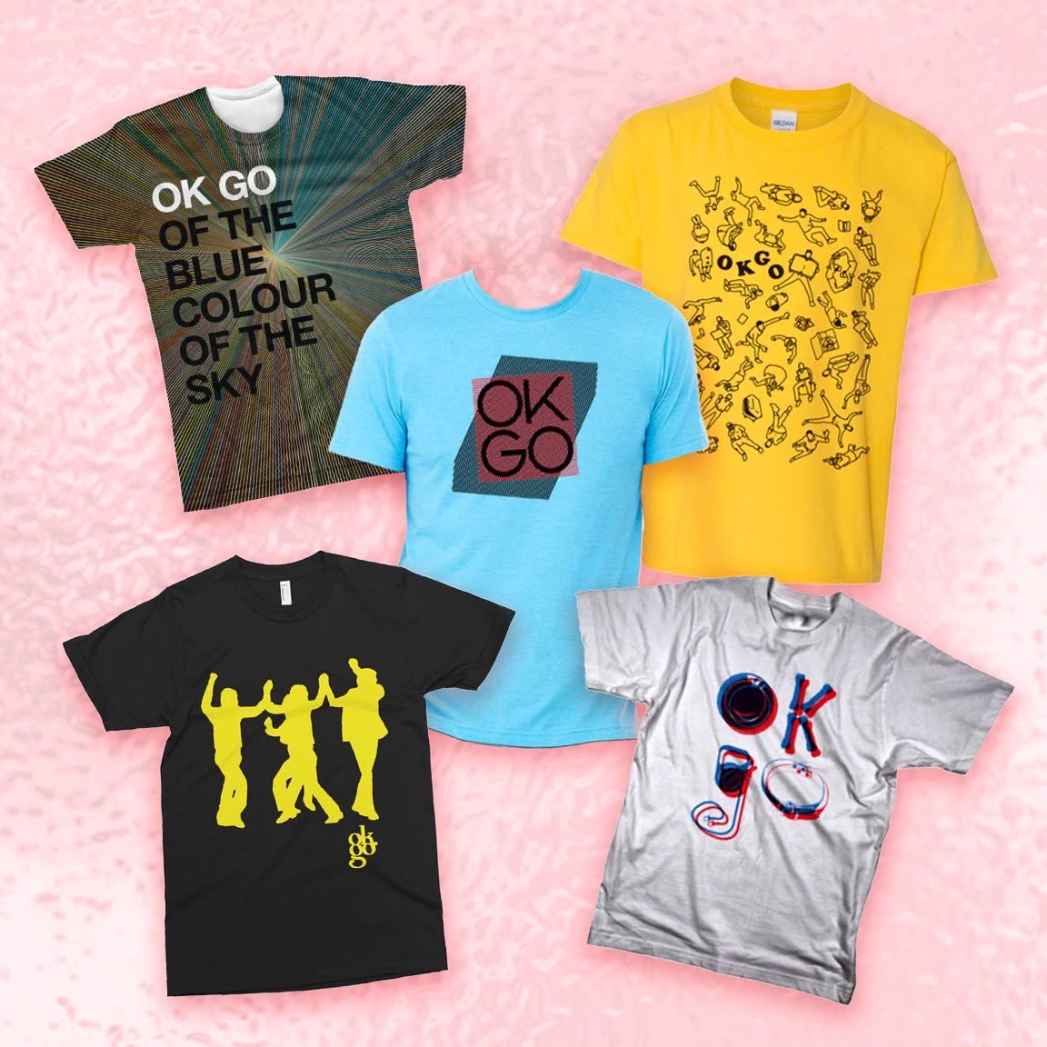 OK Go on X: We are sold out of all vinyl products! We still have a ton of  t-shirts, mugs, bags & more available for our spring sale where everything  will be
