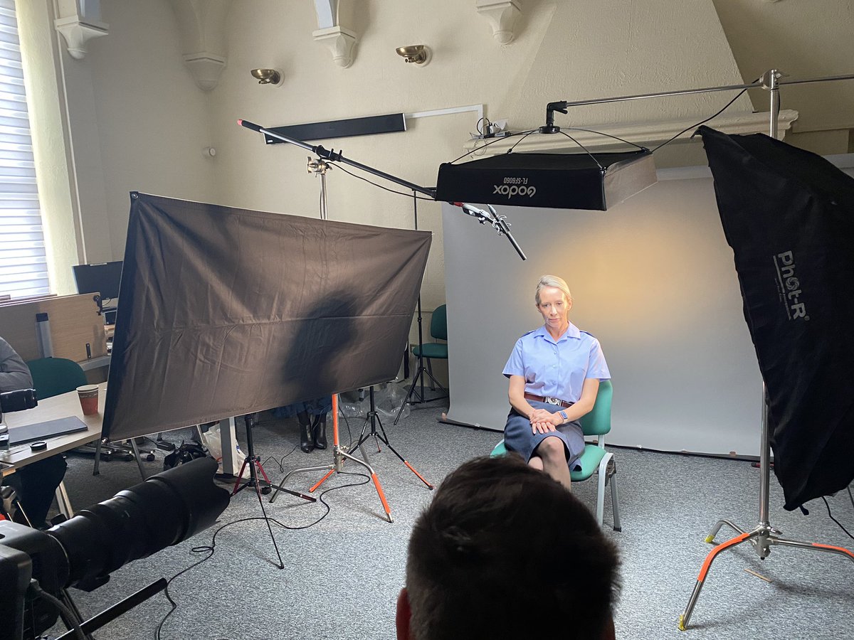 georgie16porgie's tweet photo. Filming today for future D&amp;I training across the @DefenceHQ. Telling my lived experience of living with MS in a uniform and challenging policy for the future generations is very important to me. Education and awareness is key. @RoyalAirForce @HelpforHeroes https://t.co/MvK2EmzSTH