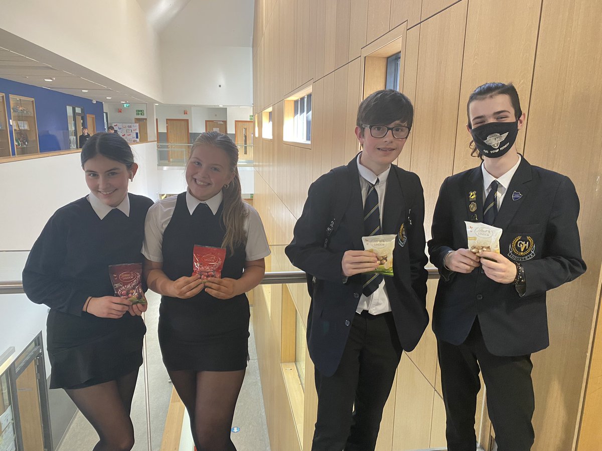 CVHS_English's tweet photo. And the winners of the RUAE quiz, with their Easter treats and most importantly, bragging rights, are… @ClydeValleyHS #funrevision #teamwork #examprep https://t.co/lkHyTGHzSa
