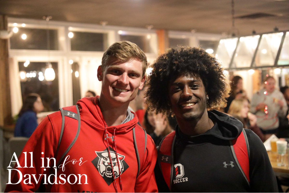 DavidsonCollege's tweet photo. Why are you #AllinforDavidson? Scholarships, athletics, the arts, research, internships? Put your gift where your passion lies, and support current Wildcats today: https://t.co/rXh859eMY3 https://t.co/xc54sJ0E8i