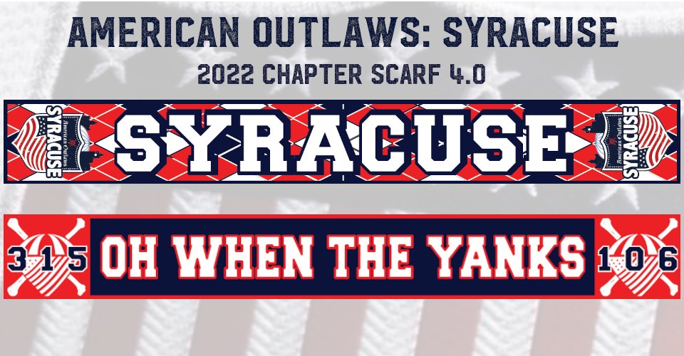 Cuse_AO's tweet image. Alright folks, coinciding with the #USAvCRC match tonight and the end of the Octagon, AO Syracuse is proud to finally put out the 2022 chapter scarf design. Here's to the US punching their ticket tonight. 

Up for presale here: checkout.square.site/buy/TQ2262X7OZ…