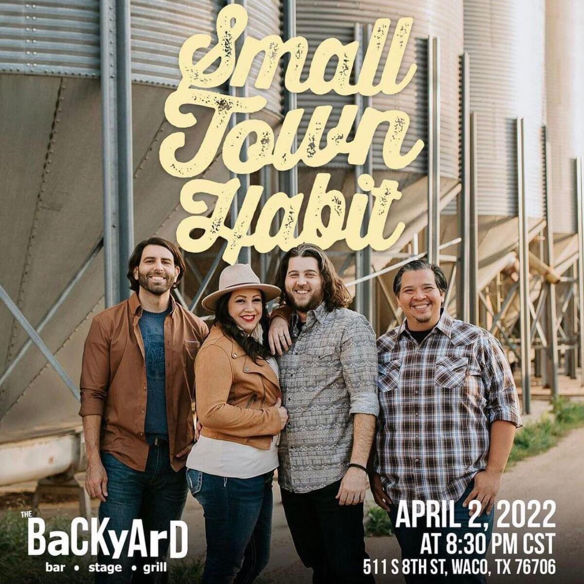 SmallTownHabit's tweet photo. @BackyardWaco Saturday!  It’s going down!  See you soon Waco. https://t.co/zCpJvwbz2Y