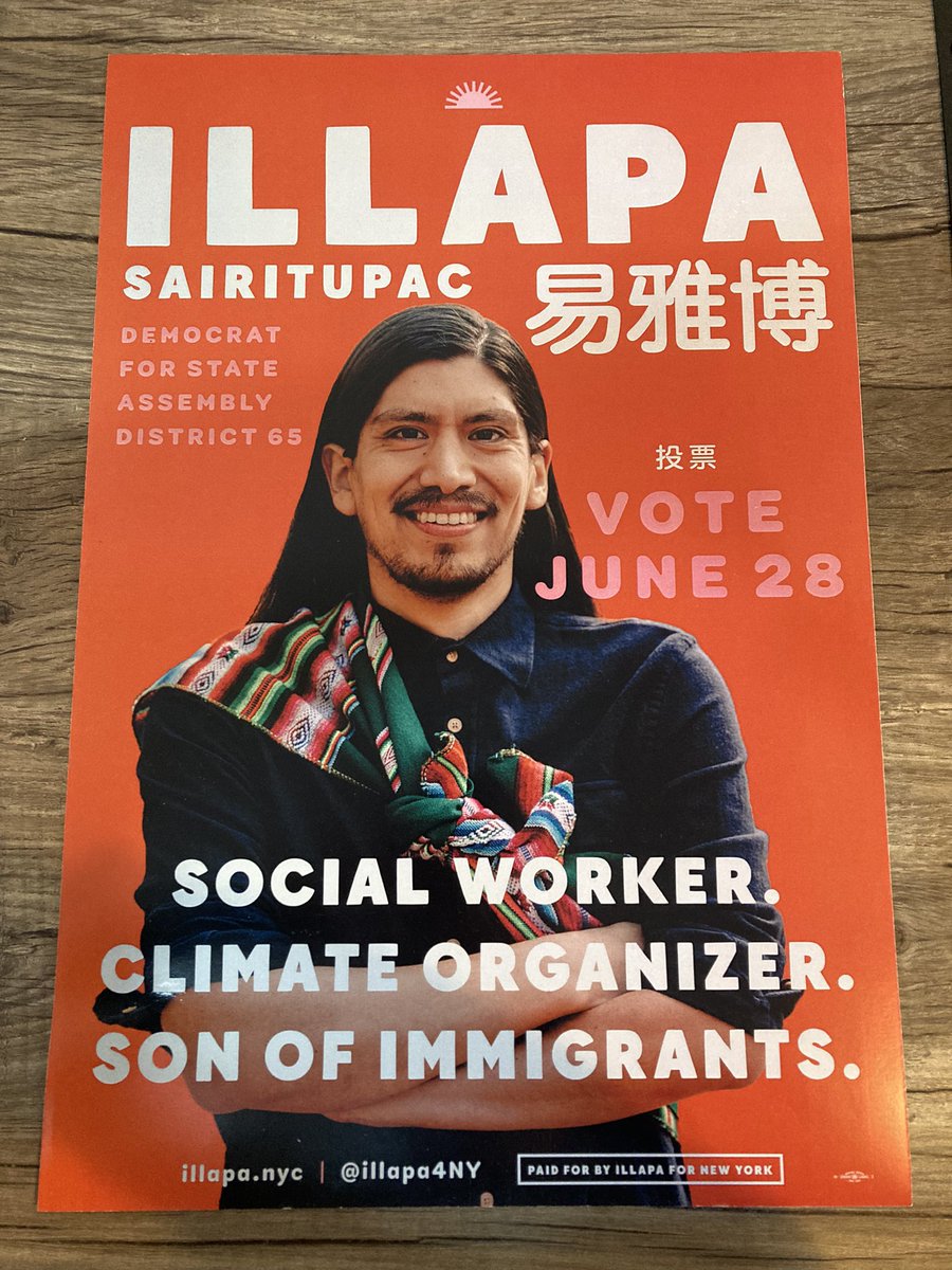 illapaNYC's tweet image. Come to this design training to learn how to make posters like these ones we just got from the printer today!