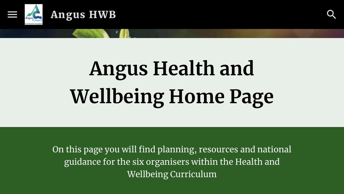 📣Angus Teachers! 📣Here is the new <a href="/AngusCouncil/">Angus Council</a> H&amp;WB site for staff - containing an abundance of planning, teaching resources &amp; national guidance from partners. Huge congrats to <a href="/andygarnett70/">Andy Garnett</a> <a href="/sylvia_cranston/">Sylvia Cranston</a> <a href="/ActiveSchAngus/">Angus Active Schools</a> for pulling it together! sites.google.com/an.glow.scot/a…