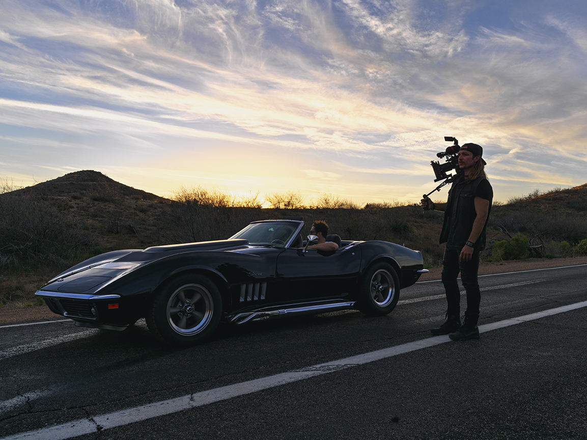 Last week I patched in to Fox to help brand a promo for Michael Bay’s new film, “Ambulance.” I first worked with Bay when I signed a sixteen year contract with the Transformer’s franchise. After our session I grabbed my cinema rig and filmed our new commercial for ‘Free People.’