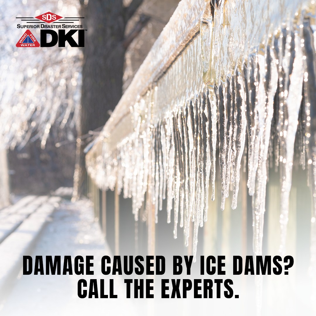 It may be spring, but the snow and cold weather aren’t making it the ideal time for ice dams to form. 

If you notice ice dams, call the team at Superior Disaster Service DKI as soon as possible. Their expert teams will have your home restored quickly and efficiently.