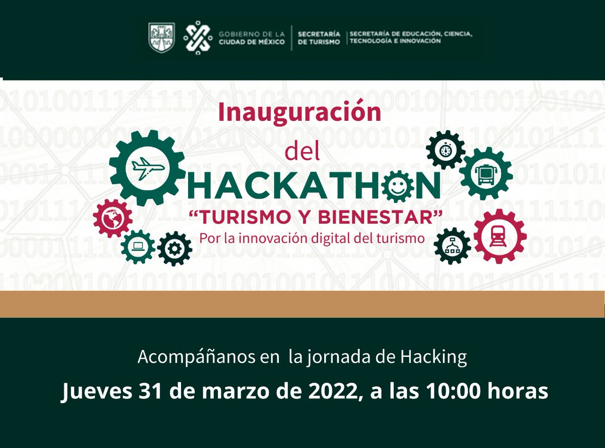 dgdit_sectei's tweet photo. Asiste al #Hackathon2022 por la innovación digital del Turismo de la #CDMX.

Jueves 31 de marzo de 2022 🗓️

En las instalaciones del Centro de Desarrollo e Innovación Tecnológica Vallejo-i (CDIT) 📍 https://t.co/BzjDIUg1cS