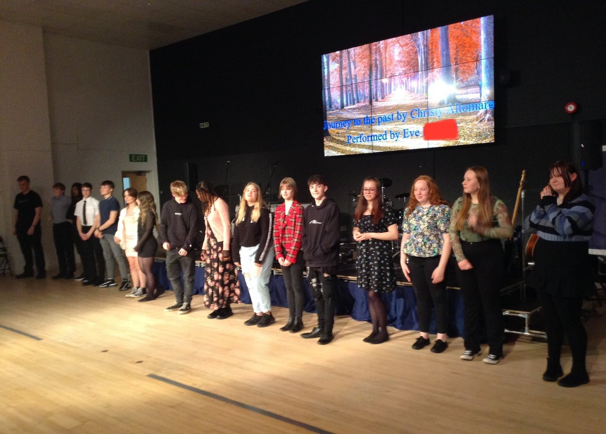 Plus the final concert too - a great team effort and very much performing for the occasion too. A massive well done and thank you to all students involved. Be pleased and congratulations!